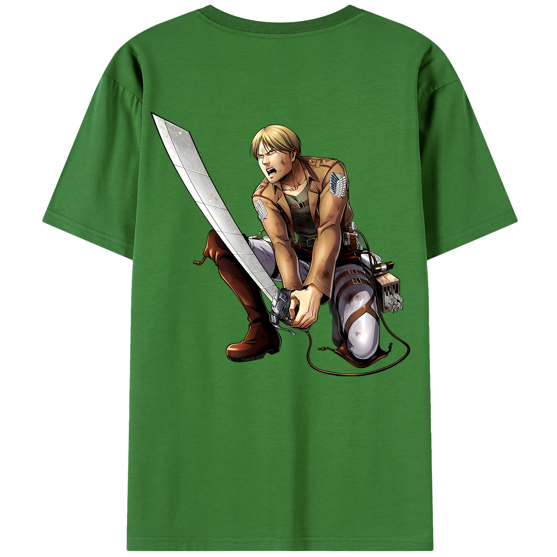 （画像用） 進撃の巨人 ミケ·ザカリアス Attack on Titan Mike Zakarius レディース半袖Tシャツ(バックプリント)